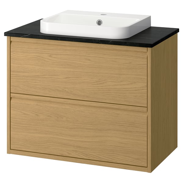 ÄNGSJÖN / BACKSJÖN Mobile lavabo con cassetti/lavabo