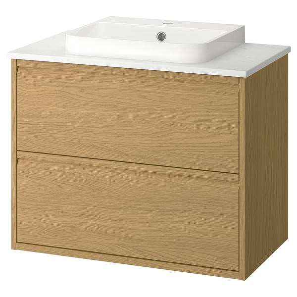 ÄNGSJÖN / BACKSJÖN Mobile lavabo con cassetti/lavabo