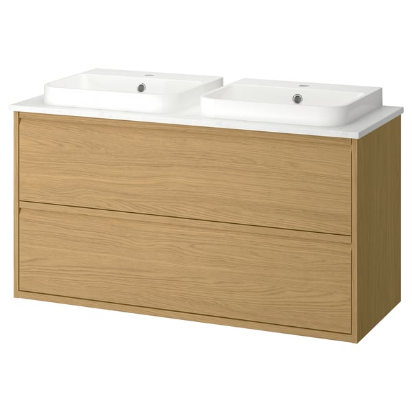 ÄNGSJÖN / BACKSJÖN Mobile lavabo con cassetti/lavabo