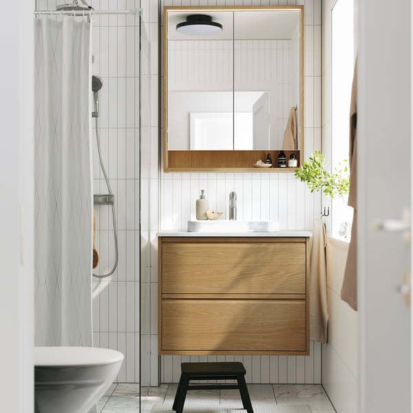 ÄNGSJÖN / BACKSJÖN Mobile lavabo con cassetti/lavabo