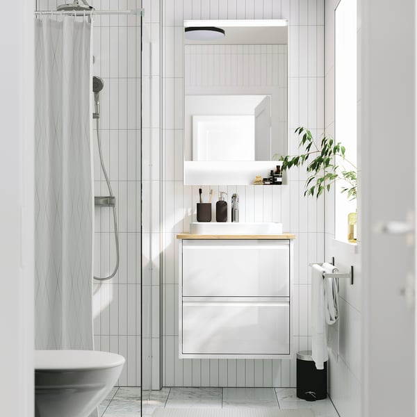 ÄNGSJÖN / BACKSJÖN Mobile lavabo con cassetti/lavabo