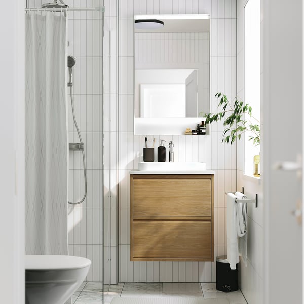 ÄNGSJÖN / BACKSJÖN Mobile lavabo con cassetti/lavabo