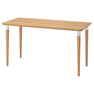 ANFALLARE / HILVER Scrivania, bambù, 140x65 cm