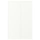 ASPUDDEN Set 2 ante per mobile base angolare, bianco opaco, 25x80 cm