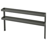BÅTSKÄR Elemento supplementare con ripiani, da esterno/grigio scuro, 120x70 cm