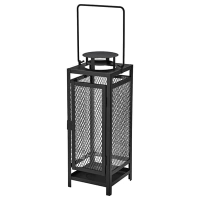 BERGGRAN Lanterna per cero, da interno/esterno antracite, 34 cm