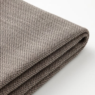 BERGMUND Fodera per sedia, lunghezza media, Nolhaga grigio/beige