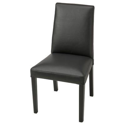 BERGMUND Sedia, nero/Glose nero
