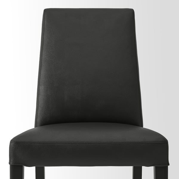 BERGMUND Sedia, nero/Glose nero