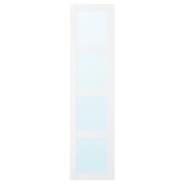 BERGSBO Anta a specchio, bianco, 50x195 cm