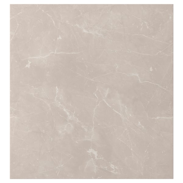 BERGSVIKEN Anta, beige effetto marmo, 60x64 cm