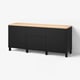 BESTÅ Mobili con cassetti, marrone-nero/Lappviken/Stubbarp marrone-nero, 180x42x76 cm