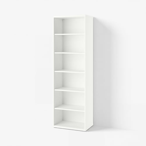 BESTÅ Scaffale, con 5 ripiani/bianco, 60x40x193 cm