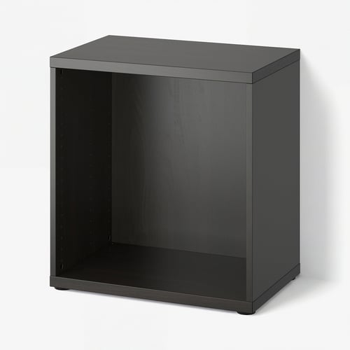 BESTÅ Struttura, marrone-nero, 60x40x64 cm
