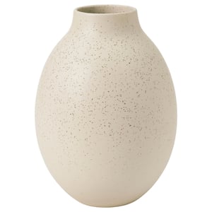 BLODBJÖRK Vaso, beige, 25 cm