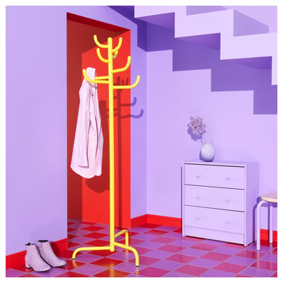 BONDSKÄRET Appendiabiti da terra, giallo, 175 cm