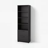 BRIMNES Libreria, nero, 60x190 cm