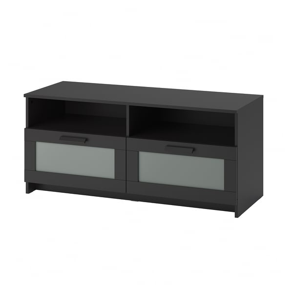 BRIMNES Mobile TV, nero, 120x41x53 cm