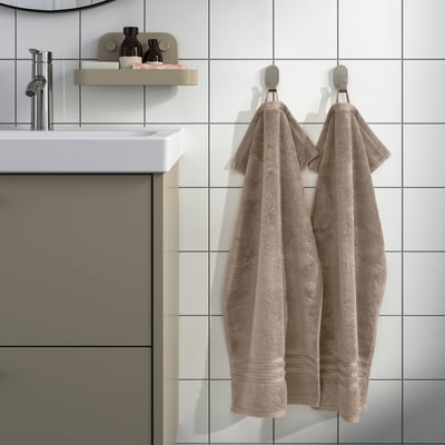 BROKGLIM Asciugamano, beige, 40x70 cm