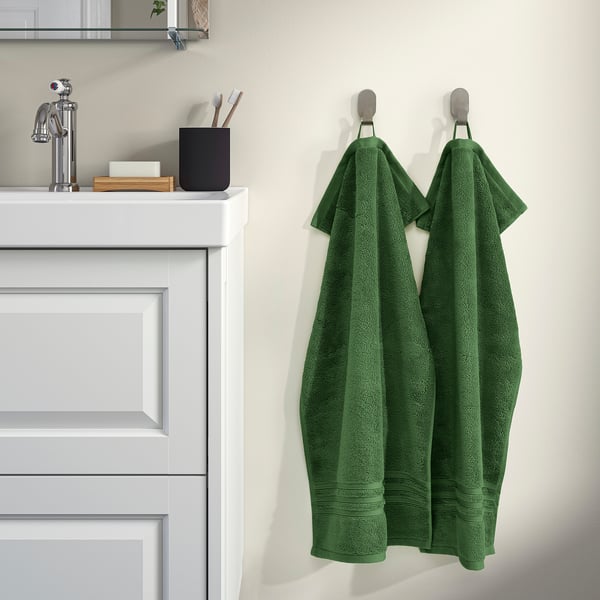 BROKGLIM Asciugamano, verde, 40x70 cm