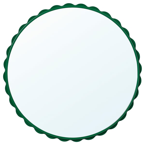 DAGGKAPRIFOL Specchio, verde scuro, 60 cm