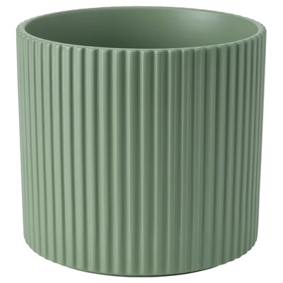 DAKSJUS Vaso, verde chiaro, 15 cm