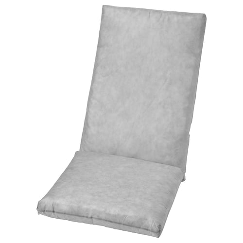 DUVHOLMEN Imbottitura cuscino sedile/schien, da esterno grigio, 71x45/42x45 cm