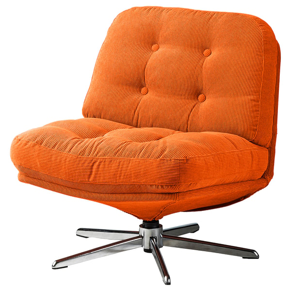 DYVLINGE Poltrona girevole, Kelinge arancione