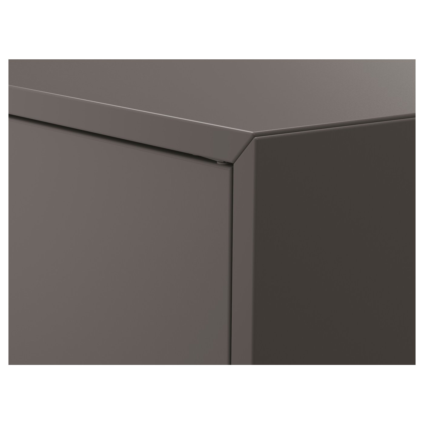 EKET Mobile con 2 ante e 1 ripiano, grigio scuro, 70x35x70 cm