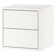 EKET Mobile con 2 cassetti, bianco, 35x35x35 cm