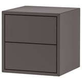 EKET Mobile con 2 cassetti, grigio scuro, 35x35x35 cm
