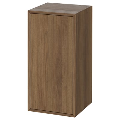 EKET Mobile con anta e 1 ripiano, marrone effetto noce, 35x35x70 cm