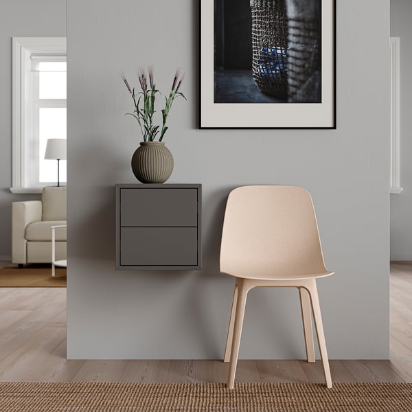 EKET Pensile con 2 cassetti, grigio scuro, 35x35x35 cm
