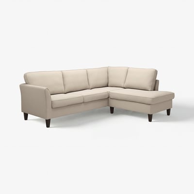 EKHOLMA Divano angolare 4 posti termin aper, Hakebo beige