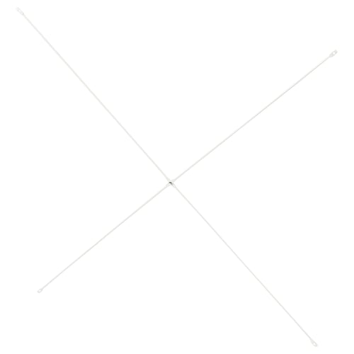 ELVARLI Sostegno a croce, bianco, 80 cm