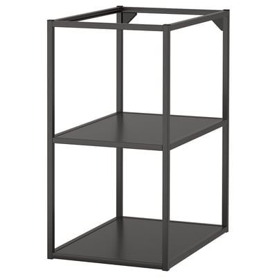ENHET Struttura base con ripiani, antracite, 40x60x75 cm