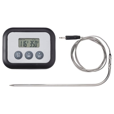 FANTAST Termometro per carni/timer, digitale nero