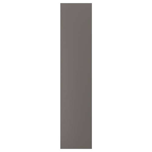 FORSAND Anta con cerniere, grigio scuro, 50x229 cm