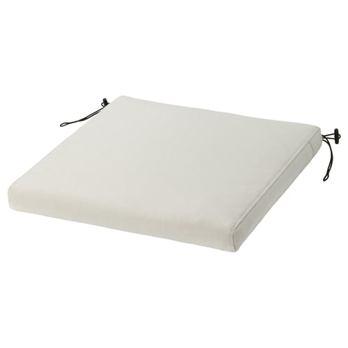 FRÖSÖN/DUVHOLMEN Cuscino per sedia da esterno, beige, 44x44 cm