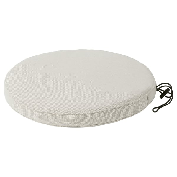FRÖSÖN Fodera per cuscino per sedia, da esterno beige, 35 cm