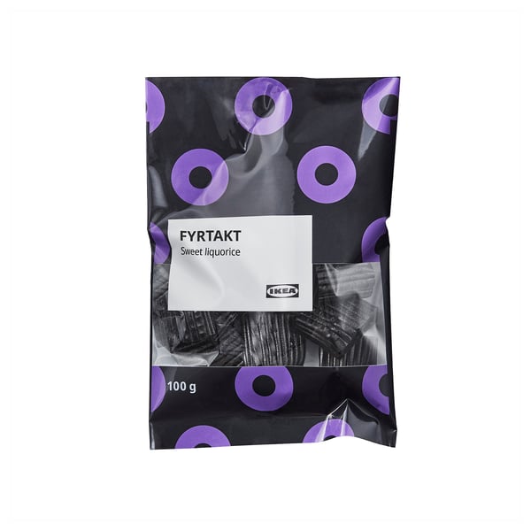 FYRTAKT Liquirizia dolce, 100 g