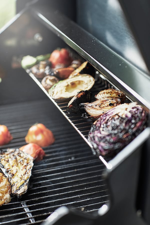 GRILLSKÄR Barbecue a gas, nero/inox da esterno, 72x61 cm