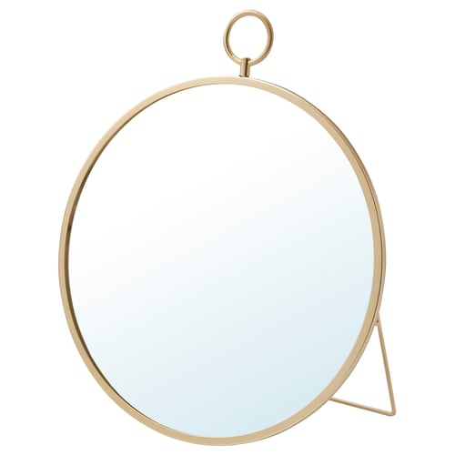 GRYTÅS Specchio, color oro, 25 cm
