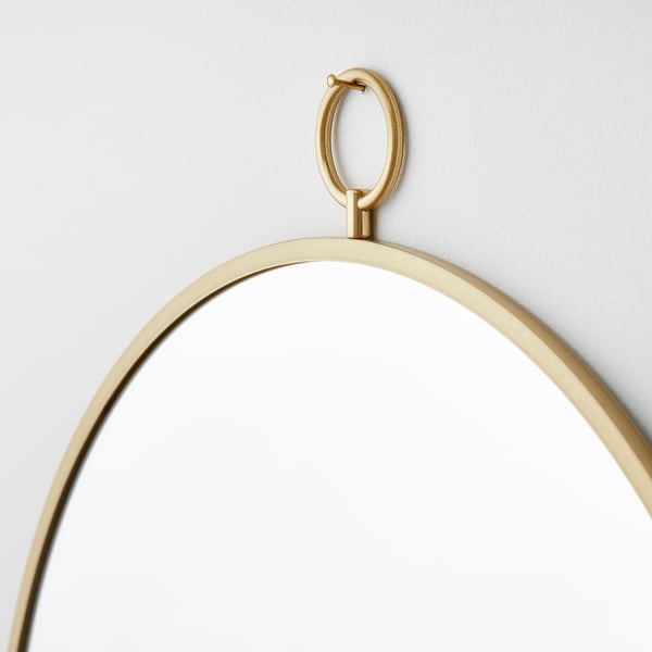 GRYTÅS Specchio, color oro, 40 cm