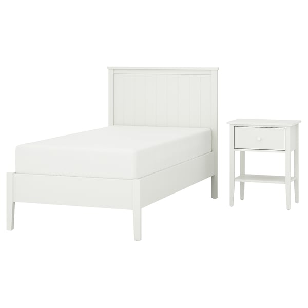 GULLABERG Set camera da letto 2 pezzi, bianco, 90x200 cm