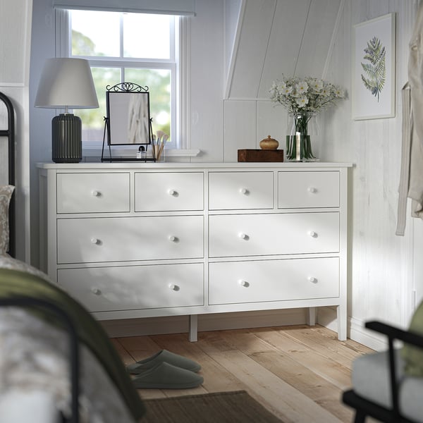 GULLABERG Set camera da letto 3 pezzi, bianco, 90x200 cm