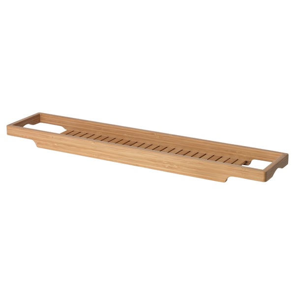 HAVERN Mensolina per vasca da bagno, bambù, 70 cm