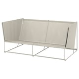 HAVSTEN Divano a 2 posti da esterno, beige, 179x92x76 cm