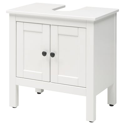 HEMNES Mobile base per lavabo con 2 ante, bianco, 60x38x63 cm