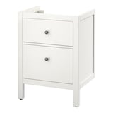HEMNES Mobile per lavabo con 2 cassetti, bianco, 60x47x83 cm